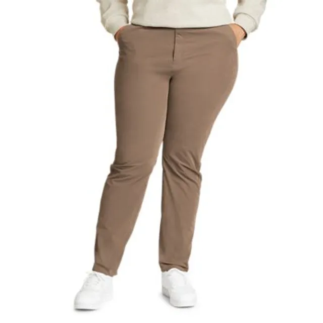 Eddie Bauer Women's Voyager High-Rise Chino Slim Pants 2 Eddie Bauer Women's Voyager High-Rise Chino Slim Pants - Image 2