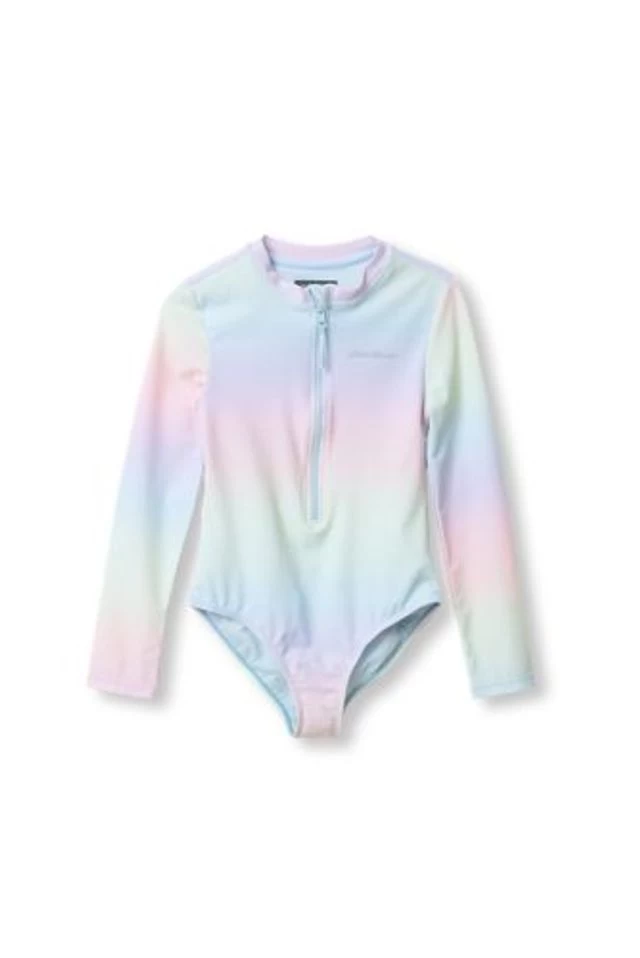 Eddie Bauer Girls' Sea Spray Long-Sleeve One Piece Swimsuit 2 Eddie Bauer Girls' Sea Spray Long-Sleeve One Piece Swimsuit - Image 2