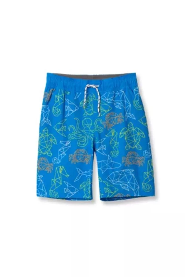 Eddie Bauer Boys' Sea Spray Printed Swim Shorts 4 Eddie Bauer Boys' Sea Spray Printed Swim Shorts - Image 4