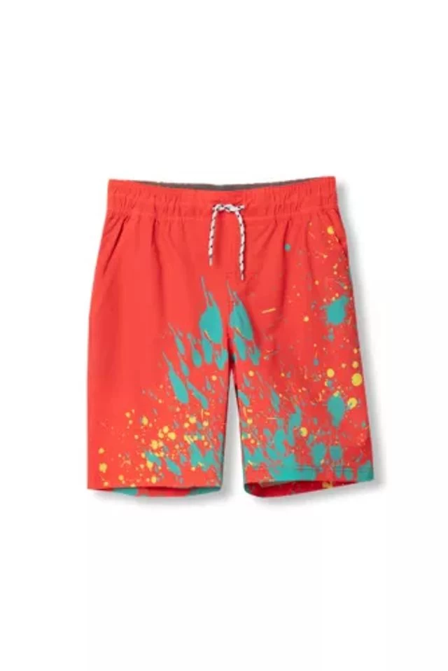Eddie Bauer Boys' Sea Spray Printed Swim Shorts 1 Eddie Bauer Boys' Sea Spray Printed Swim Shorts