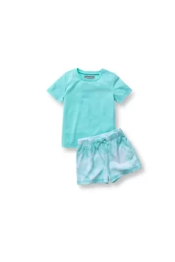 Eddie Bauer Toddler Girls' Loose Fit Shorts Sleep Set