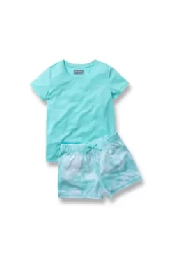 Eddie Bauer Girls' Loose Fit Short Sleep Set