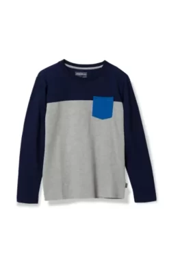 Eddie Bauer Boys' Territory Long-Sleeve Pocket T-Shirt
