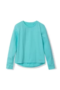 Eddie Bauer Girls' Trail Pleated-Back Long-Sleeve T-Shirt