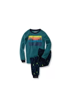 Eddie Bauer Toddler Boys' Waffle Fleece Sleep Set