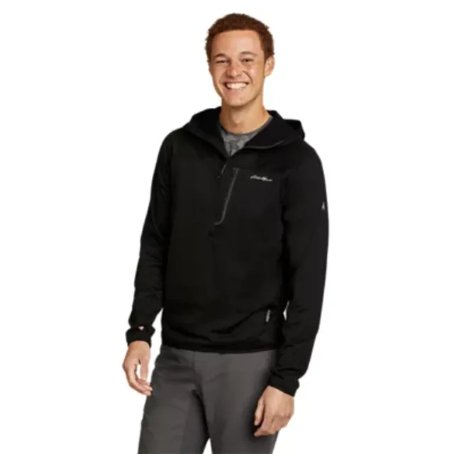 Eddie Bauer Men's High Route Grid Fleece 1/2-Zip Hoodie 2 Eddie Bauer Men's High Route Grid Fleece 1/2-Zip Hoodie - Image 2