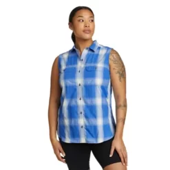 Eddie Bauer Women's Mountain Sleeveless Shirt -Eddie Bauer Shop https3A2F2Feddiebauer.scene7 .com2Fis2Fimage2FEddieBauer2FD0312596 518C1 640x