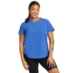 Eddie Bauer Women's Departure Short-Sleeve Pocket T-Shirt