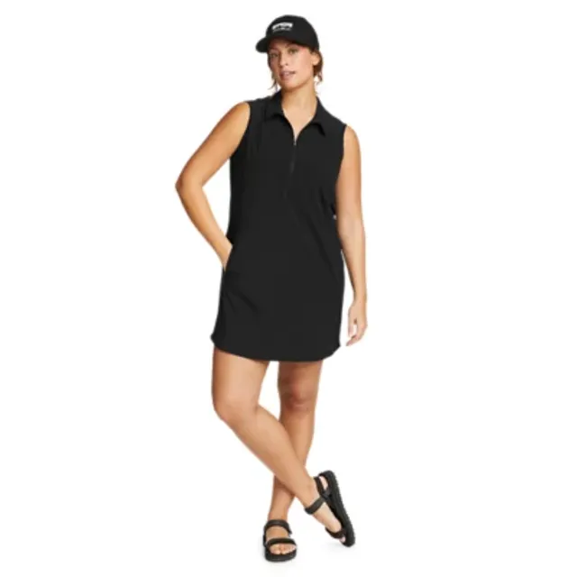 Eddie Bauer Women's Departure Sleeveless Half-Zip Dress 1 Eddie Bauer Women's Departure Sleeveless Half-Zip Dress