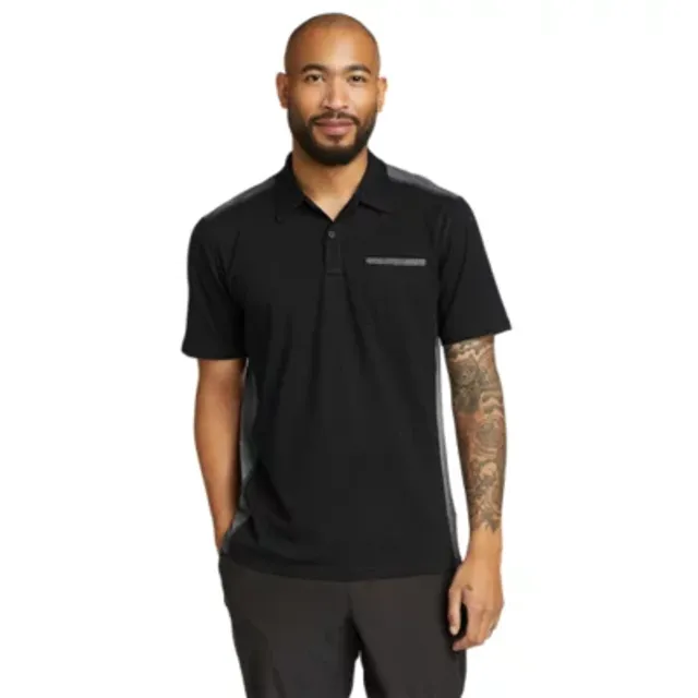 Eddie Bauer Men's Adventurer Short-Sleeve Polo Shirt 1 Eddie Bauer Men's Adventurer Short-Sleeve Polo Shirt