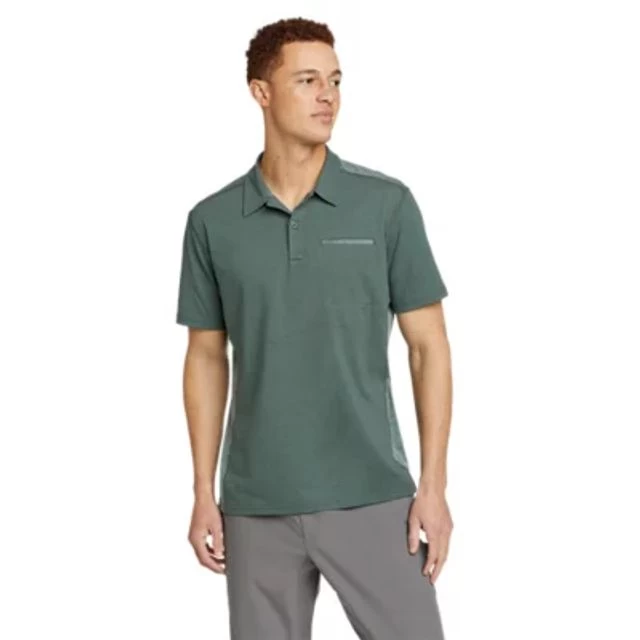 Eddie Bauer Men's Adventurer Short-Sleeve Polo Shirt 5 Eddie Bauer Men's Adventurer Short-Sleeve Polo Shirt - Image 5