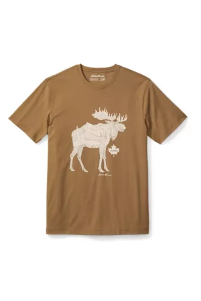 Eddie Bauer Men's EB Canada Moose T-Shirt