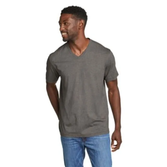 Eddie Bauer Men's Legend Wash 100% Cotton Short-Sleeve V-Neck T-Shirt 5 Eddie Bauer Men's Legend Wash 100% Cotton Short-Sleeve V-Neck T-Shirt - Image 5