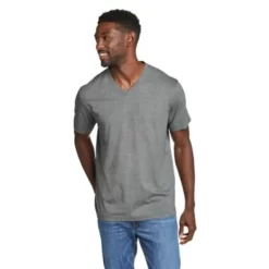 Eddie Bauer Men's Legend Wash 100% Cotton Short-Sleeve V-Neck T-Shirt 12 Eddie Bauer Men's Legend Wash 100% Cotton Short-Sleeve V-Neck T-Shirt -Eddie Bauer Shop https3A2F2Feddiebauer.scene7 .com2Fis2Fimage2FEddieBauer2FD0332529 149C1 640x