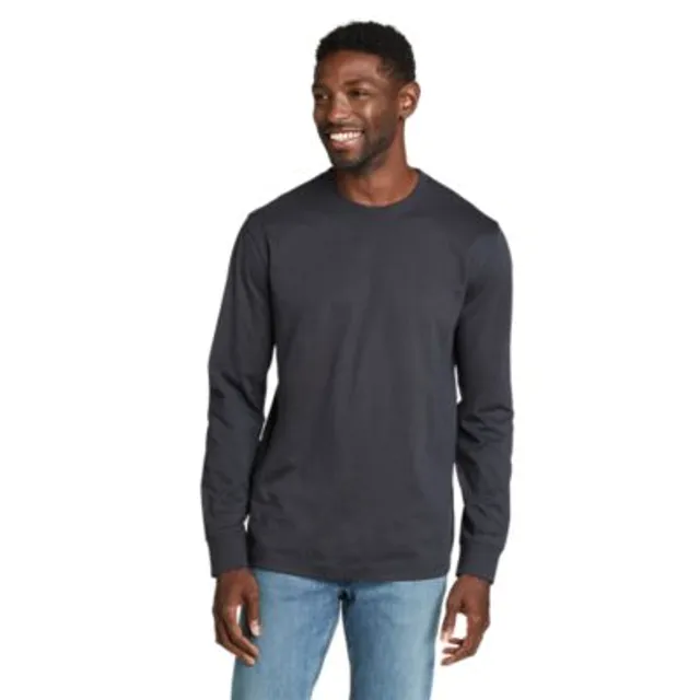 Eddie Bauer Men's Legend Wash 100% Cotton Long-Sleeve Classic T-Shirt 6 Eddie Bauer Men's Legend Wash 100% Cotton Long-Sleeve Classic T-Shirt - Image 6