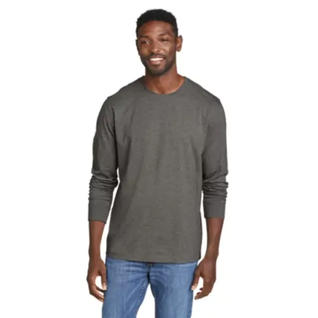 Eddie Bauer Men's Legend Wash 100% Cotton Long-Sleeve Classic T-Shirt 2 Eddie Bauer Men's Legend Wash 100% Cotton Long-Sleeve Classic T-Shirt - Image 2