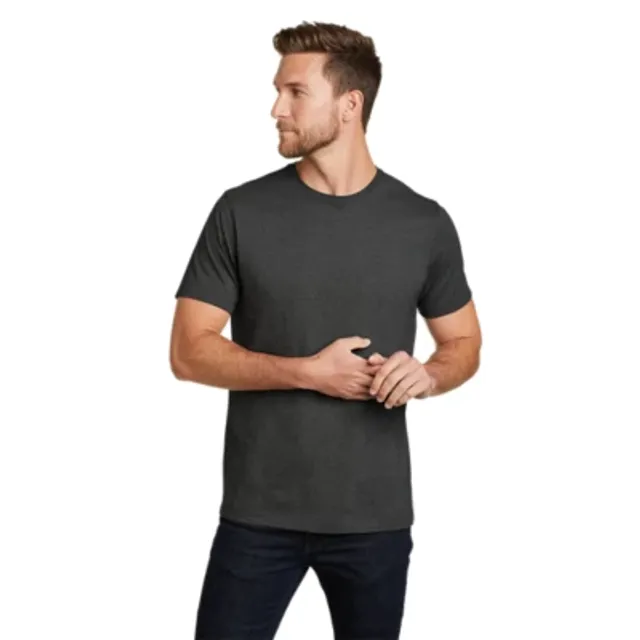Eddie Bauer Men's Legend Wash 100% Cotton Short-Sleeve Classic T-Shirt 5 Eddie Bauer Men's Legend Wash 100% Cotton Short-Sleeve Classic T-Shirt - Image 5