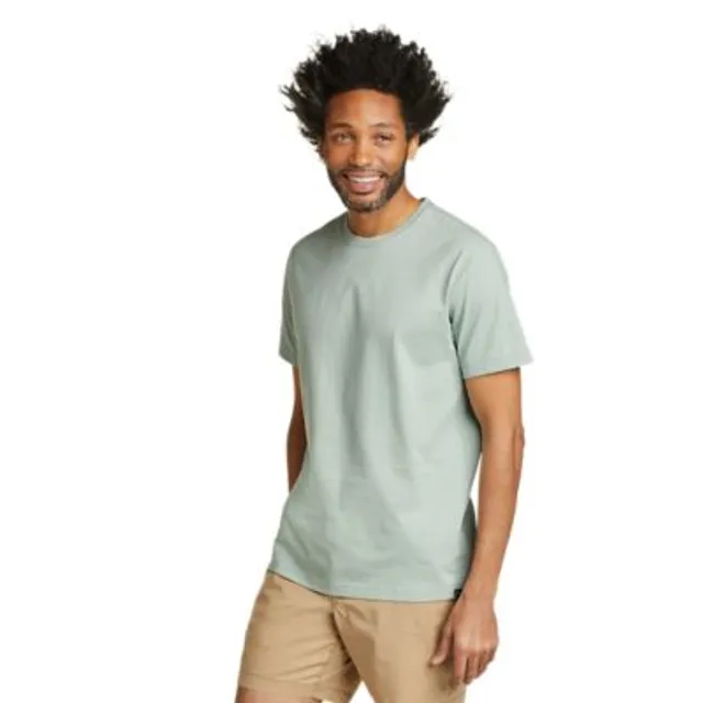 Eddie Bauer Men's Legend Wash 100% Cotton Short-Sleeve Classic T-Shirt 4 Eddie Bauer Men's Legend Wash 100% Cotton Short-Sleeve Classic T-Shirt - Image 4