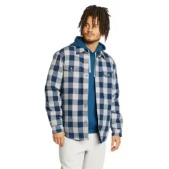 Eddie Bauer Men's Faller Quilted Long-Sleeve Shirt Jacket