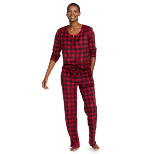 Eddie Bauer Women's Microfleece Sleep Set 1 Eddie Bauer Women's Microfleece Sleep Set