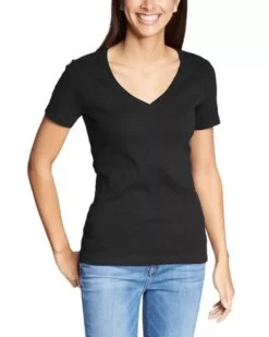 Eddie Bauer Women's Stine's Short-Sleeve V-Neck T-Shirt
