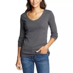 Eddie Bauer Women's Stine's Long-Sleeve V-Neck T-Shirt -Eddie Bauer Shop https3A2F2Feddiebauer.scene7 .com2Fis2Fimage2FEddieBauer2FD0591258 149C1 640x