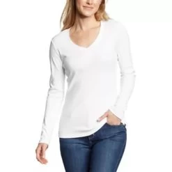 Eddie Bauer Women's Stine's Long-Sleeve V-Neck T-Shirt -Eddie Bauer Shop https3A2F2Feddiebauer.scene7 .com2Fis2Fimage2FEddieBauer2FD0591258 500C1 640x