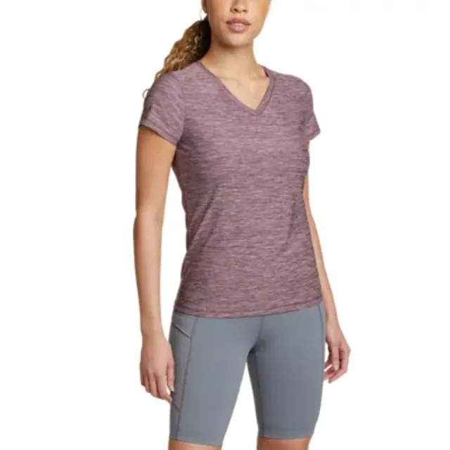 Eddie Bauer Women's Compass Essentials V-Neck T-Shirt 2 Eddie Bauer Women's Compass Essentials V-Neck T-Shirt - Image 2