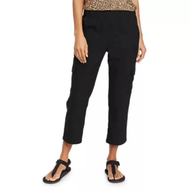 Eddie Bauer Women's Rainier Pull-On Crop Pants 1 Eddie Bauer Women's Rainier Pull-On Crop Pants