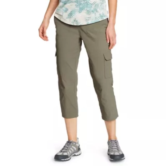 Eddie Bauer Women's Rainier Pull-On Crop Pants 3 Eddie Bauer Women's Rainier Pull-On Crop Pants - Image 3