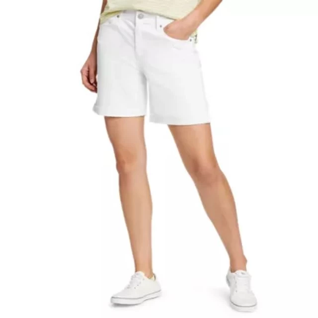 Eddie Bauer Women's Boyfriend Denim Shorts 3 Eddie Bauer Women's Boyfriend Denim Shorts - Image 3