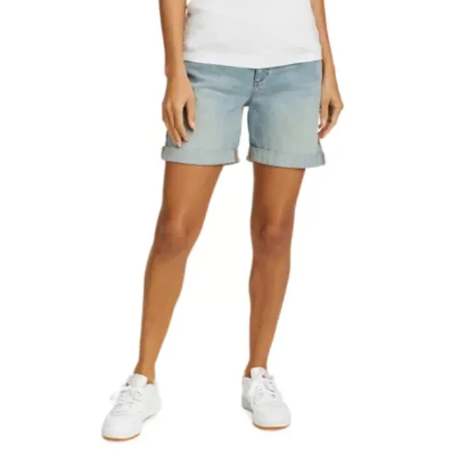 Eddie Bauer Women's Boyfriend Denim Shorts 2 Eddie Bauer Women's Boyfriend Denim Shorts - Image 2