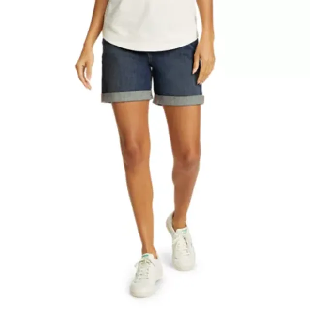 Eddie Bauer Women's Boyfriend Denim Shorts 1 Eddie Bauer Women's Boyfriend Denim Shorts