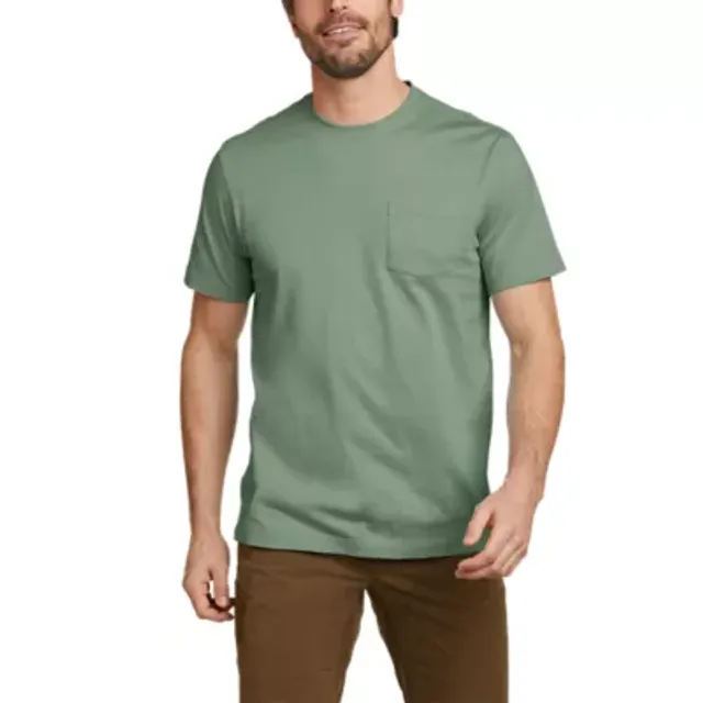 Eddie Bauer Men's Legend Wash Classic Short-Sleeve 100% Cotton Pocket T-Shirt 5 Eddie Bauer Men's Legend Wash Classic Short-Sleeve 100% Cotton Pocket T-Shirt - Image 5
